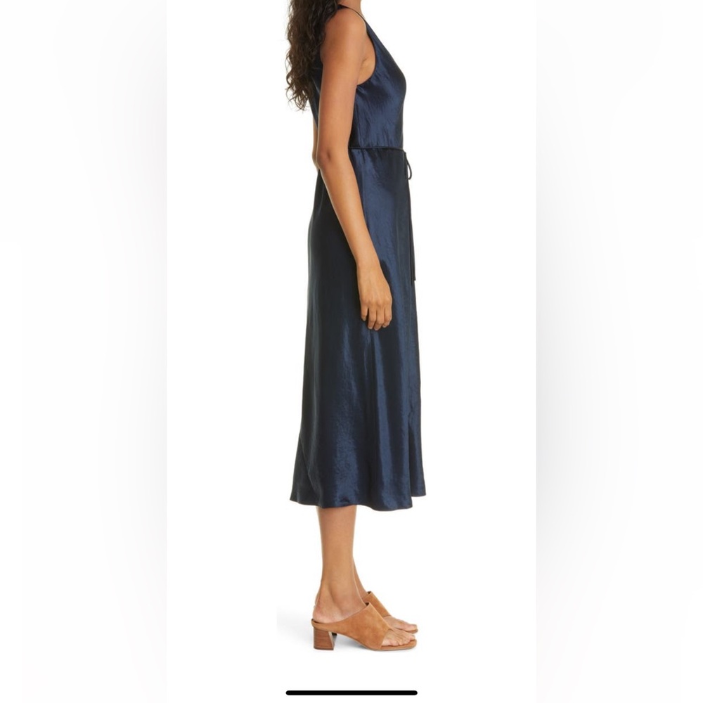 Vince Satin Slipdress (xxs) Coastal